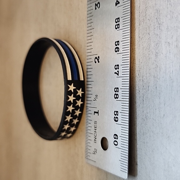 Thin Blue Line K9 Set Pin, Bracelet, Embroidered Patch - Picture 5 of 5